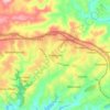 Mdantsane topographic map, elevation, terrain