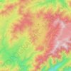 Ziro topographic map, elevation, terrain