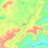 桐棉镇 topographic map, elevation, terrain