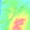 Los Arapiles topographic map, elevation, terrain