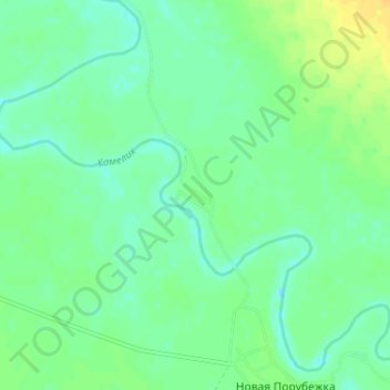 Еремино topographic map, elevation, terrain