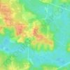 Dorcas topographic map, elevation, terrain