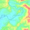 Pandapan topographic map, elevation, terrain