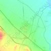 Cortes topographic map, elevation, terrain