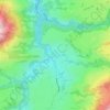 Egg topographic map, elevation, terrain