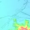 Omarama topographic map, elevation, terrain