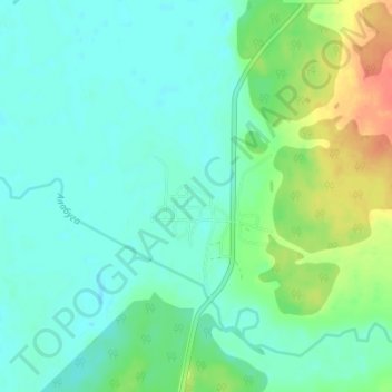 Верхняя Алабуга topographic map, elevation, terrain