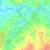 Hénon topographic map, elevation, terrain