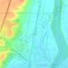 Los Lentes topographic map, elevation, terrain