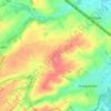 Sint-Katarina-Hauthem topographic map, elevation, terrain