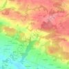 Cran topographic map, elevation, terrain