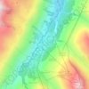 Obergurgl topographic map, elevation, terrain