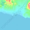 Ierapetra topographic map, elevation, terrain