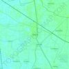 Tohana topographic map, elevation, terrain