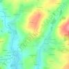 La Lande de Bœuf topographic map, elevation, terrain