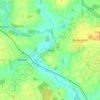 Lamas topographic map, elevation, terrain