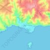 Kingston topographic map, elevation, terrain