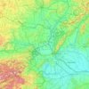 Gänserndorf topographic map, elevation, terrain