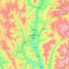 松潘县 topographic map, elevation, terrain