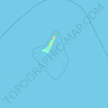 Pulau-pulau Natuna Utara topographic map, elevation, terrain