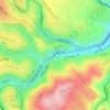 المدرج الروماني topographic map, elevation, terrain