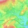 Waldbach topographic map, elevation, terrain