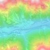 Pettneu am Arlberg topographic map, elevation, terrain