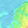 Pêga topographic map, elevation, terrain