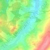 La Villotte topographic map, elevation, terrain