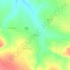 Dithakong topographic map, elevation, terrain