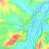 Viveda topographic map, elevation, terrain