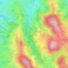 Combaret topographic map, elevation, terrain