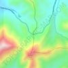 Lindis Pass topographic map, elevation, terrain