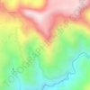 Pueblo Hondo topographic map, elevation, terrain