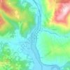 Rassina topographic map, elevation, terrain