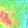 Rednal Hill topographic map, elevation, terrain