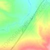 طایقان topographic map, elevation, terrain