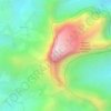 Monte Verde topographic map, elevation, terrain