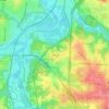 Eastwood topographic map, elevation, terrain