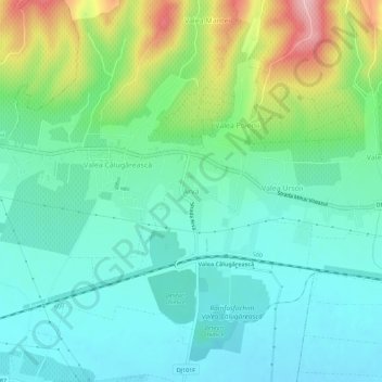 Arva topographic map, elevation, terrain