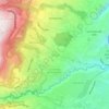 Tanda topographic map, elevation, terrain