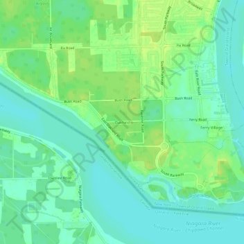 Oakfield topographic map, elevation, terrain