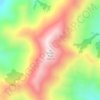 Adam Peak topographic map, elevation, terrain