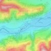 Pruggern topographic map, elevation, terrain