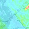 Pagoh topographic map, elevation, terrain