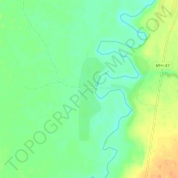 Новоуспенка topographic map, elevation, terrain