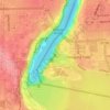 American Falls topographic map, elevation, terrain