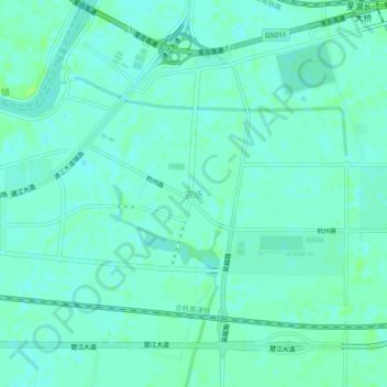 农场 topographic map, elevation, terrain