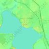 Chascomús topographic map, elevation, terrain