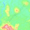 Dano topographic map, elevation, terrain